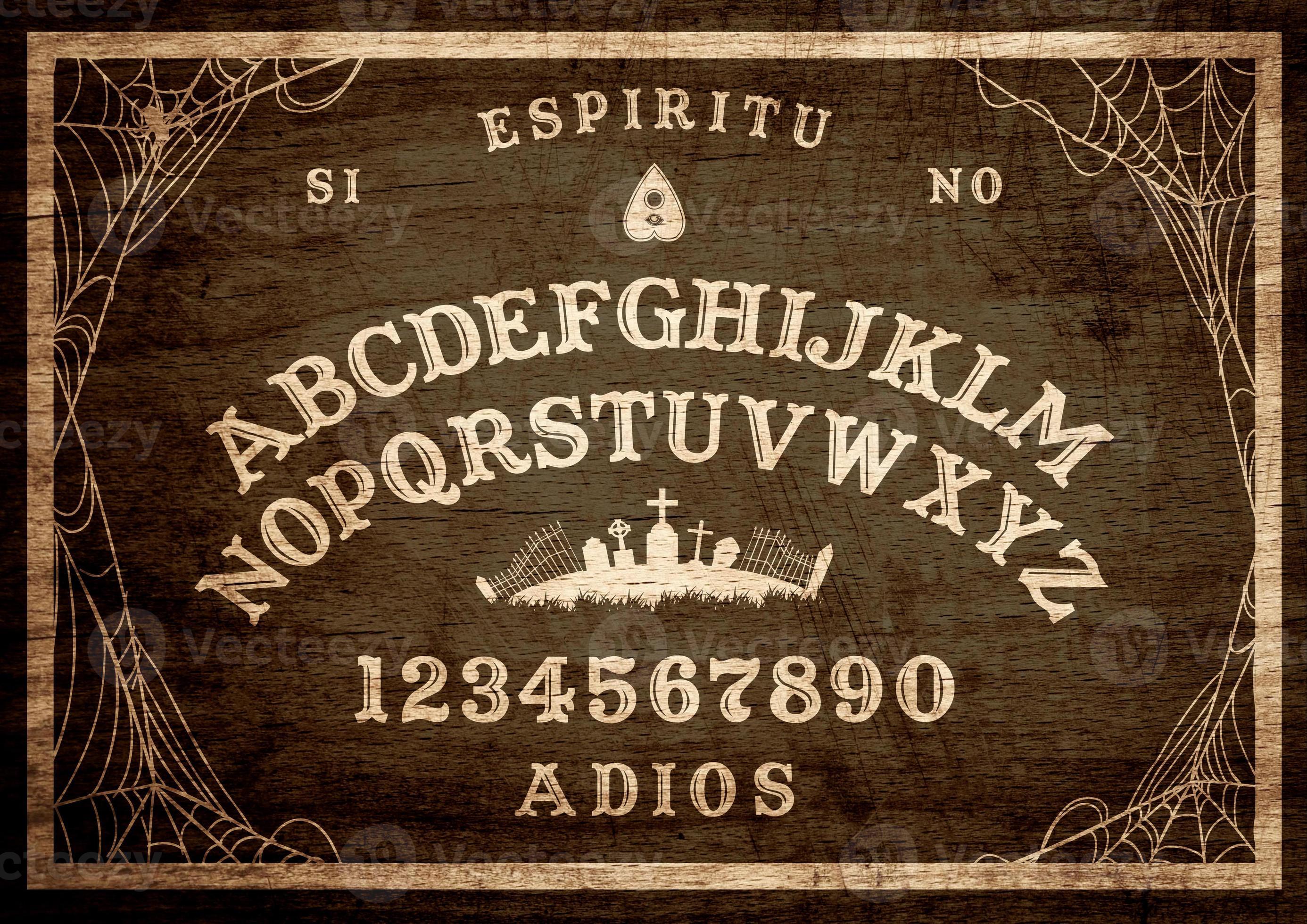 Tablero ouija imágenes de stock de arte vectorial