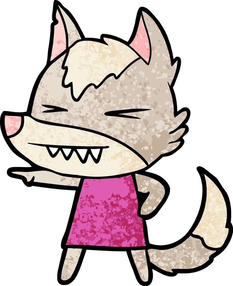 Cartoon fox character vector