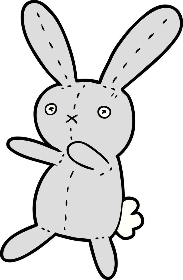 Vector rabbit character in cartoon style