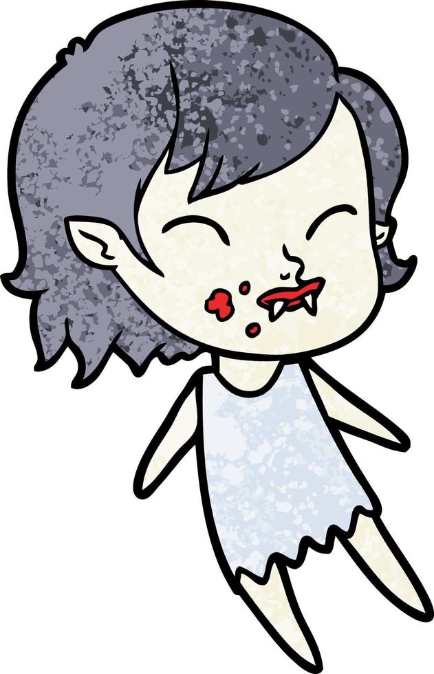 Vector vampire character in cartoon style