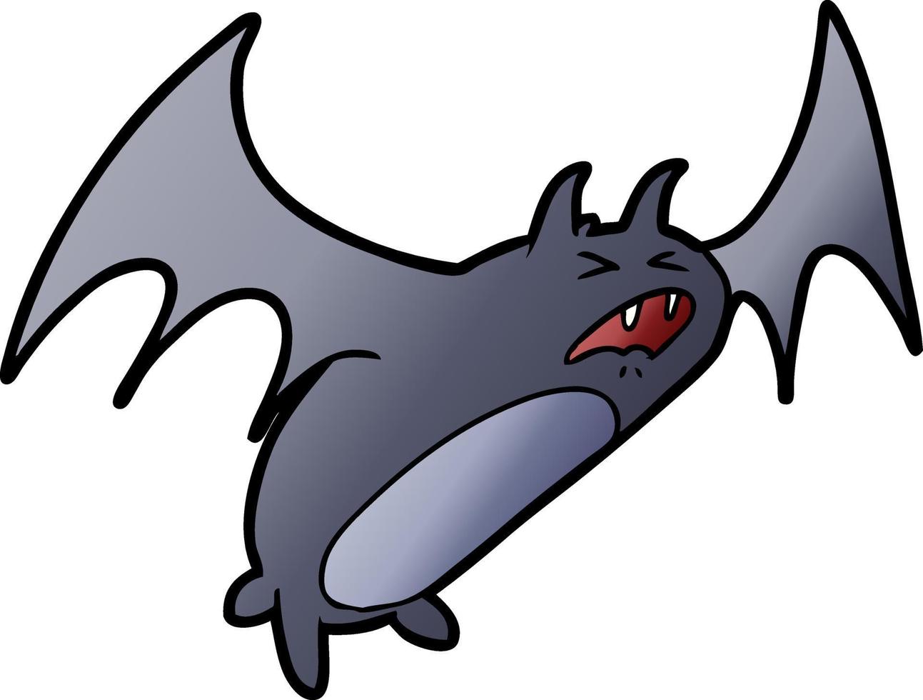 Vector bat in cartoon style