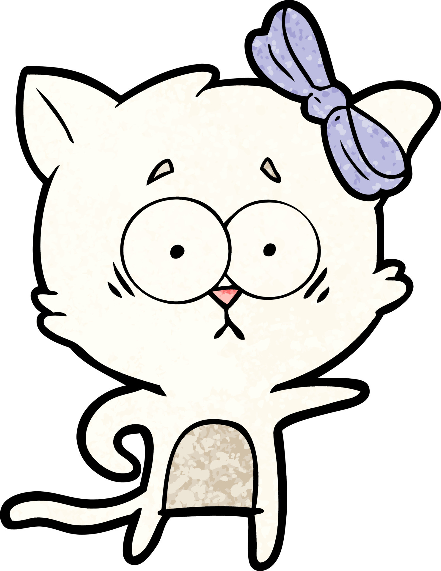 Cartoon cat character 12836318 Vector Art at Vecteezy