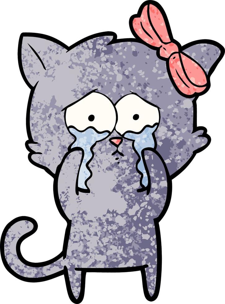 Cartoon cat character vector