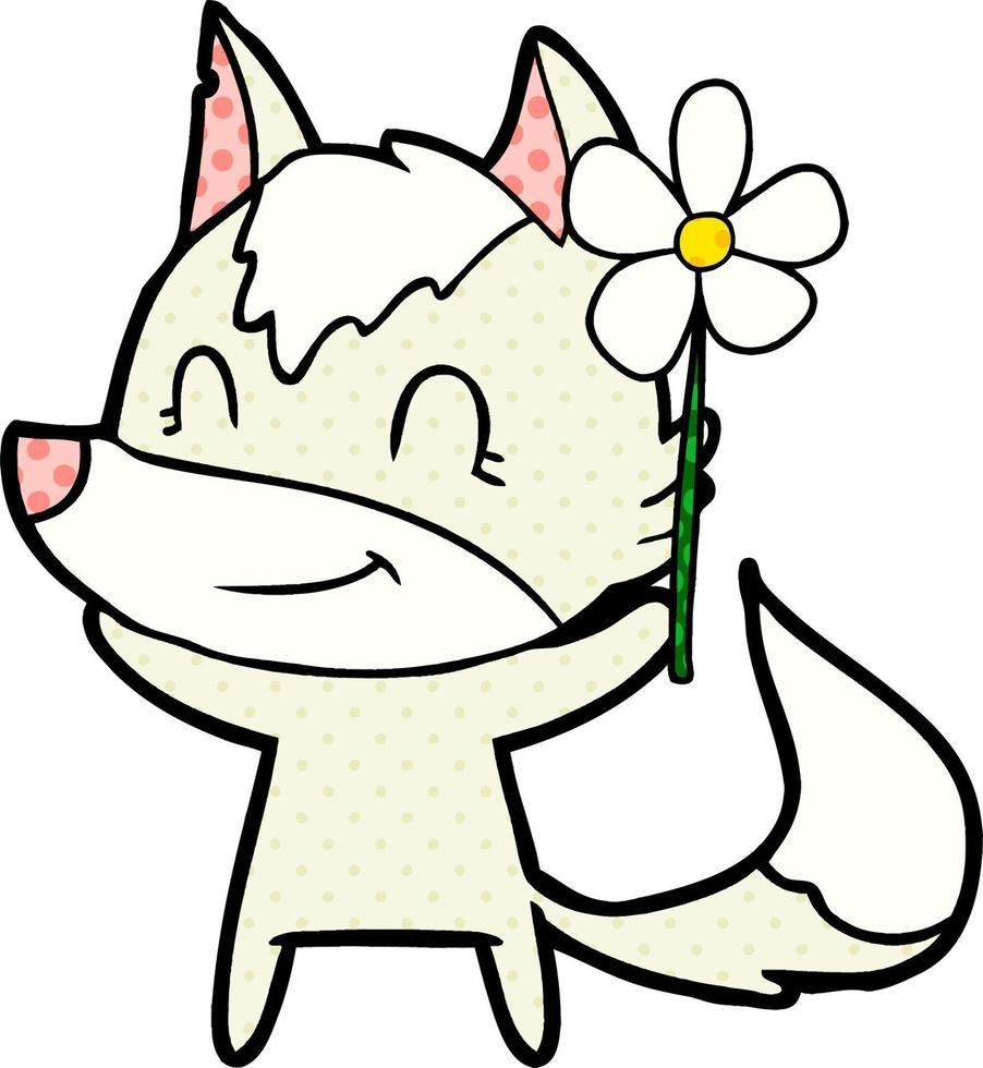 Cartoon fox character vector
