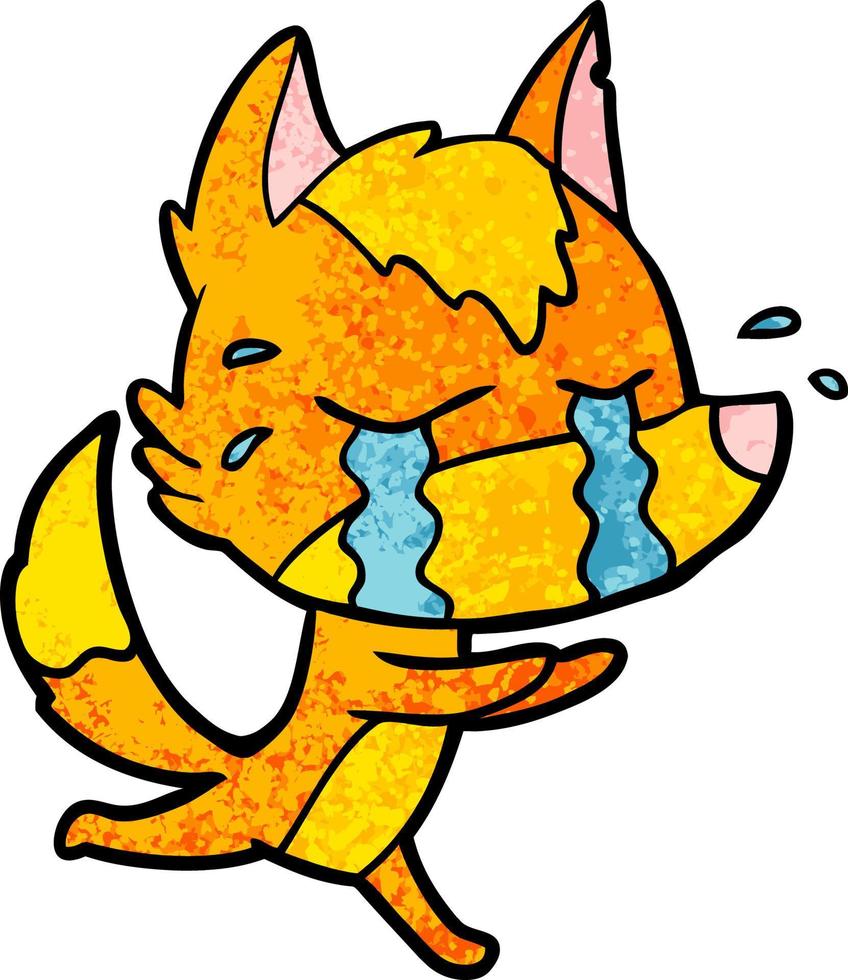 Cartoon fox character vector
