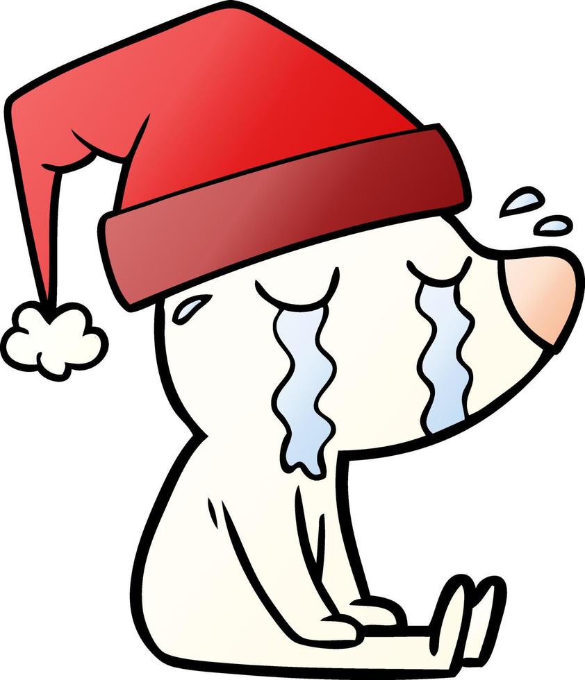 Cartoon polar bear character vector