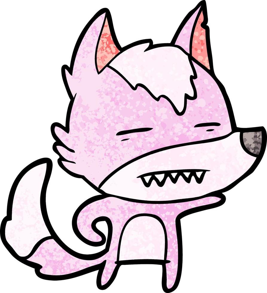 Vector fox character in cartoon style