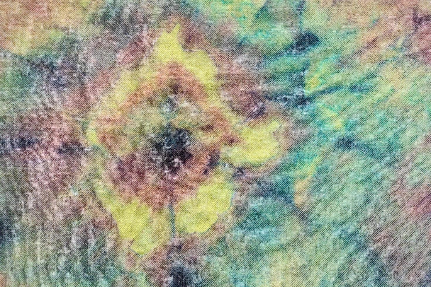 ornament of scarf in Tie-dye batik technique photo