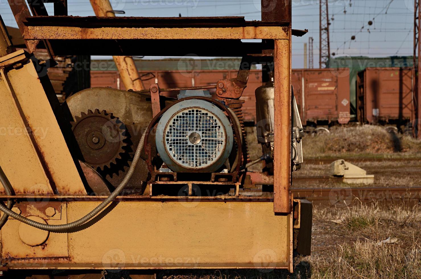 Ventilation mechanism from the crane photo