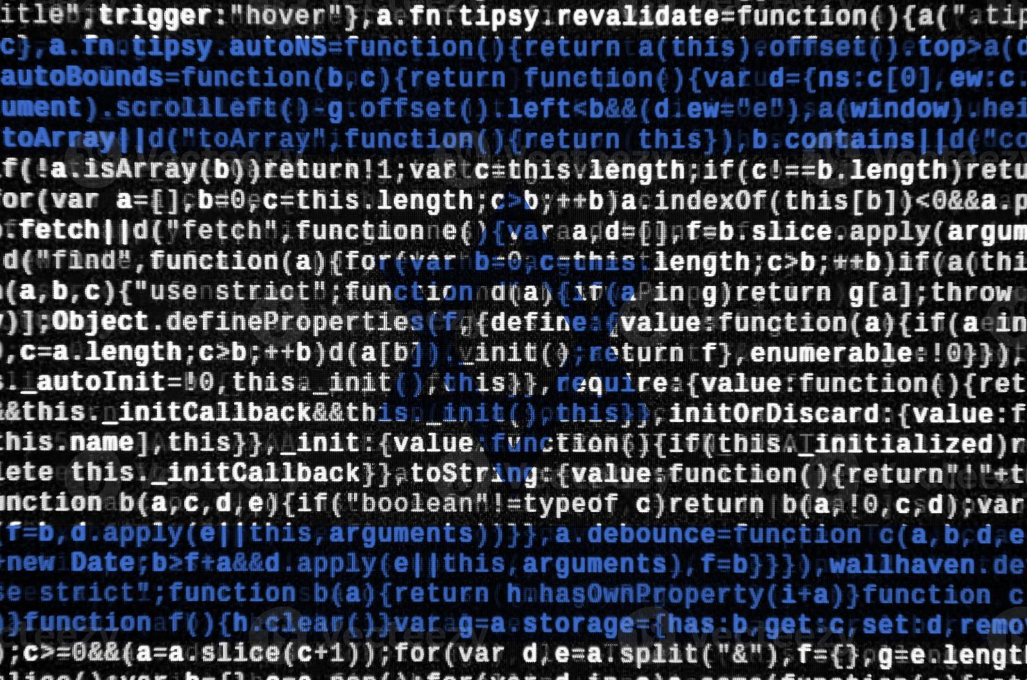 Israel flag  is depicted on the screen with the program code. The concept of modern technology and site development photo