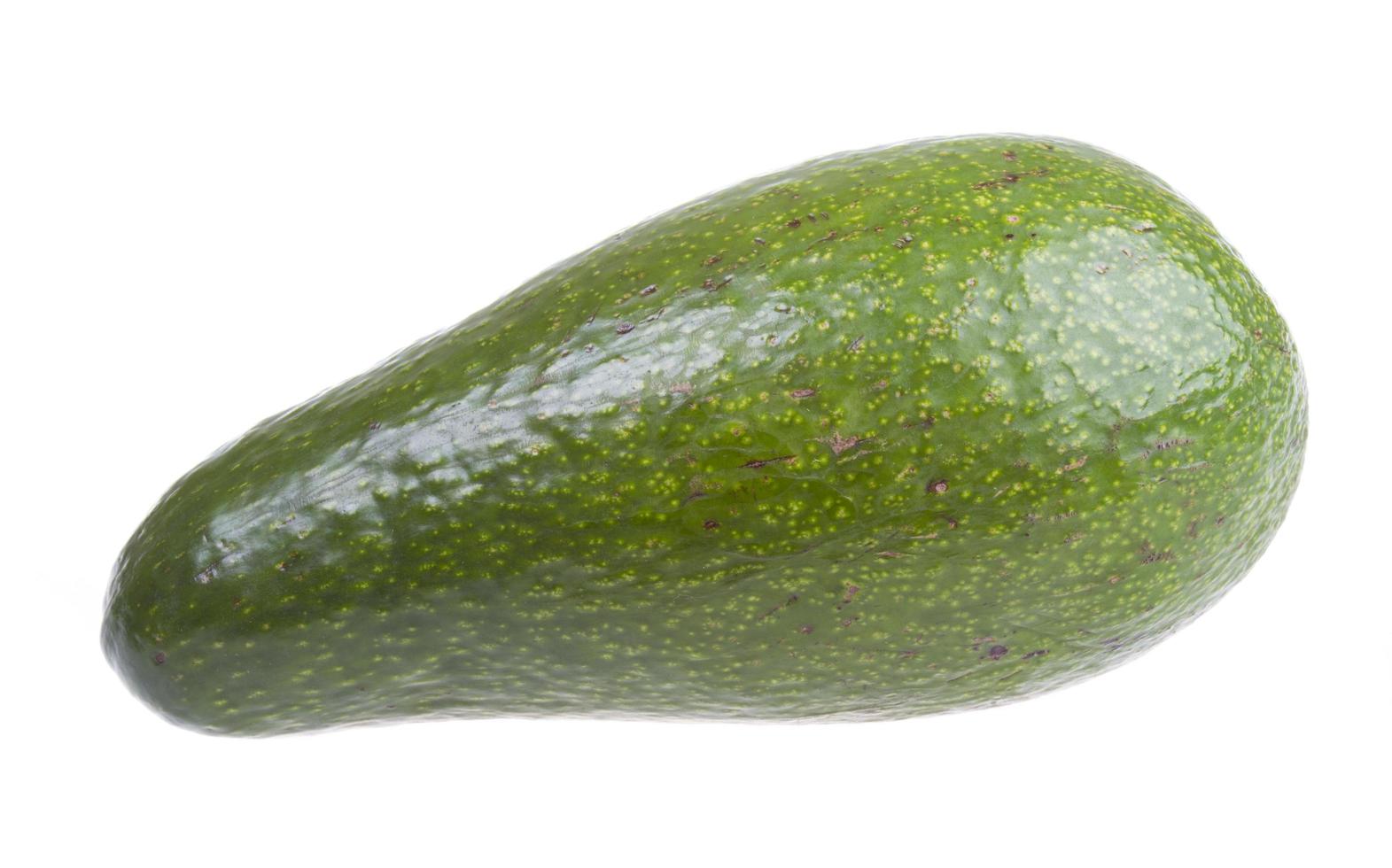 Avocado on white photo