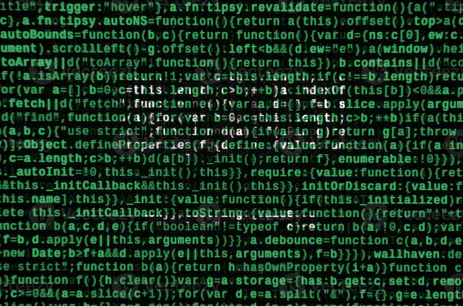 Saudi Arabia flag  is depicted on the screen with the program code. The concept of modern technology and site development photo