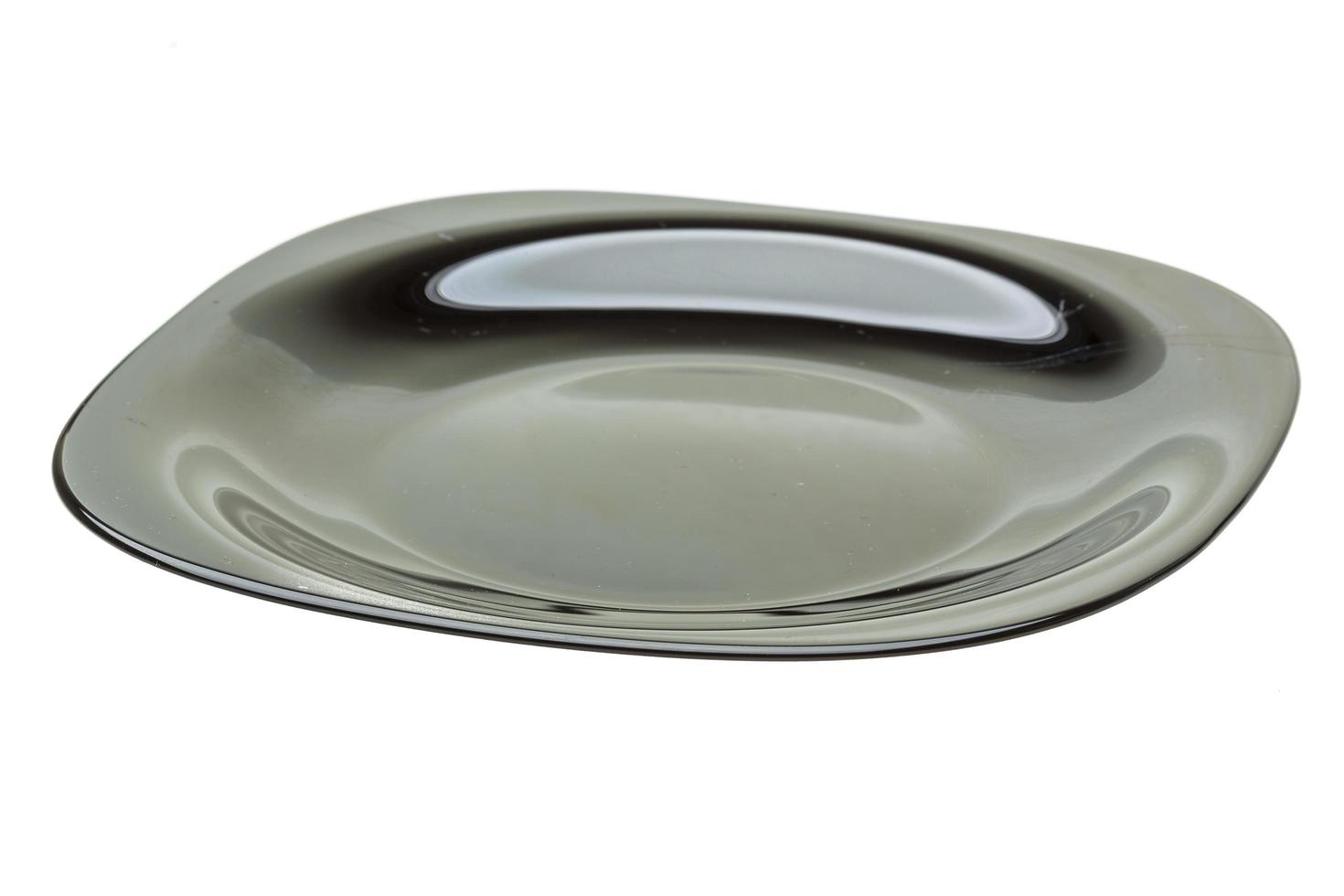 Black plate view photo