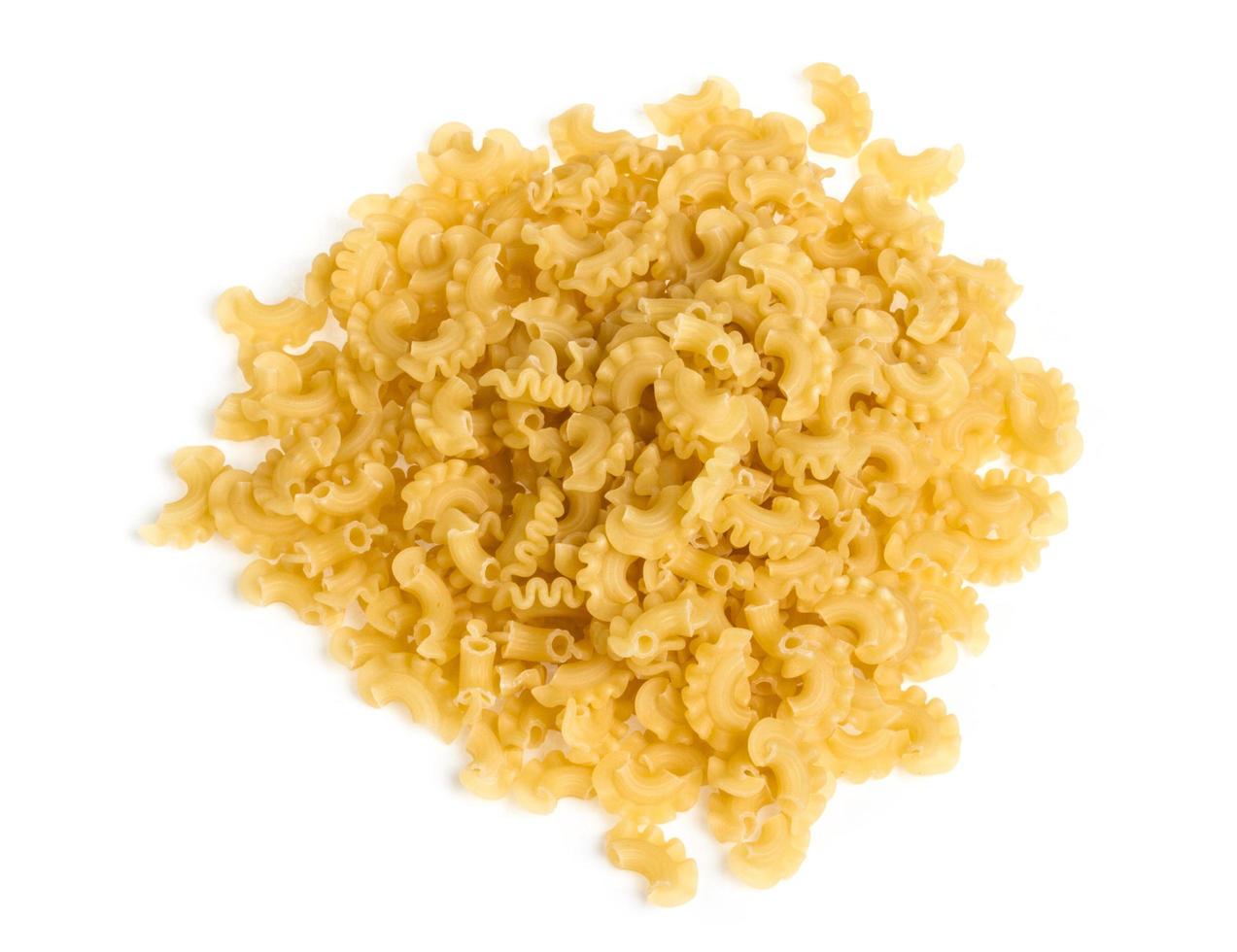 italian pasta on white photo