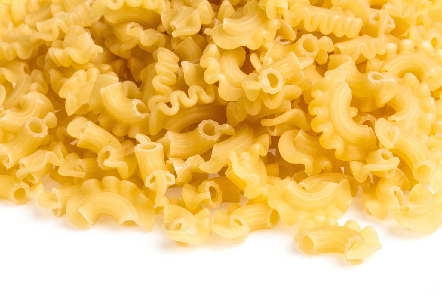 italian pasta on white photo