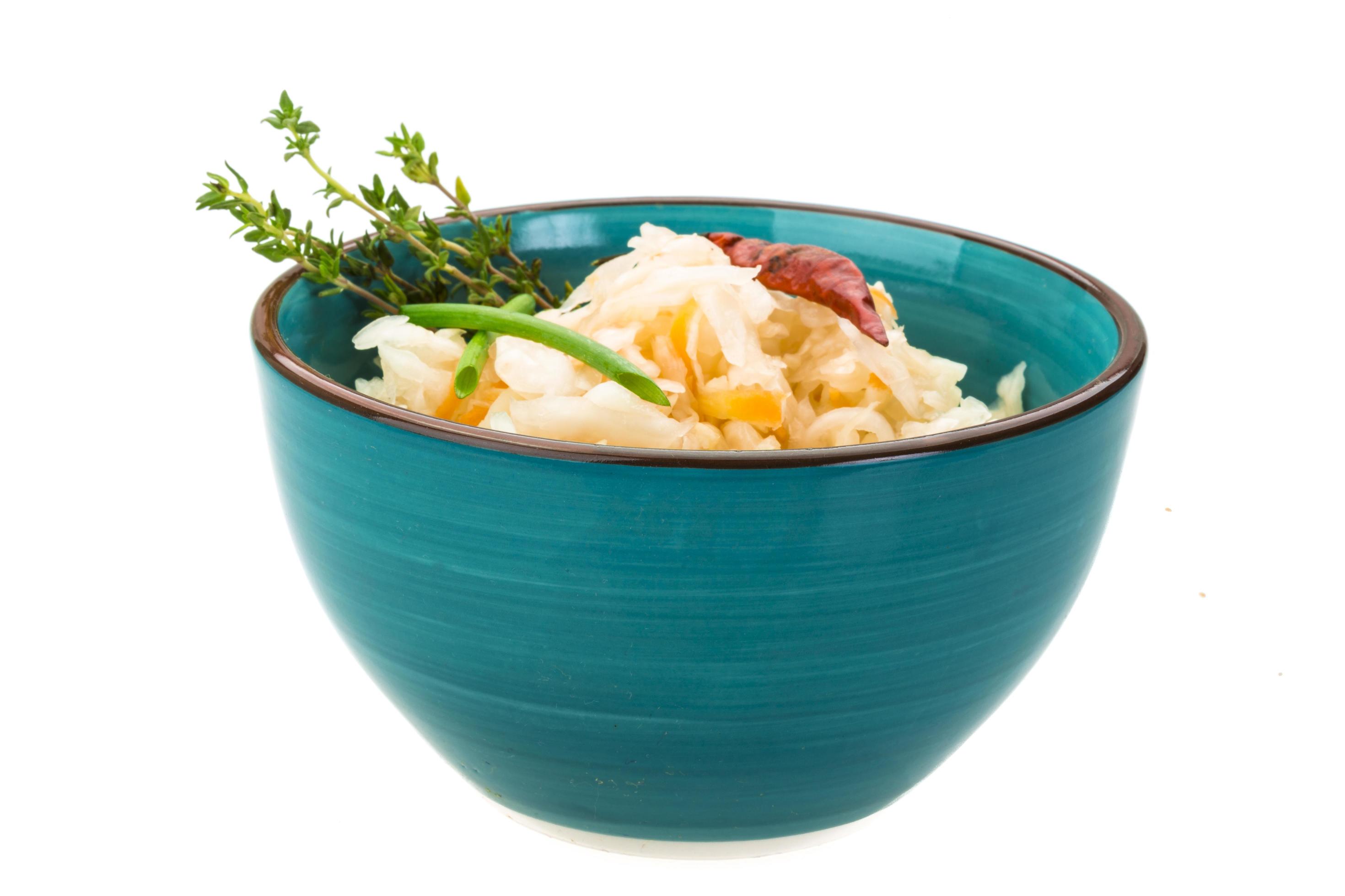 Fermented cabbage dish view 12843526 Stock Photo at Vecteezy