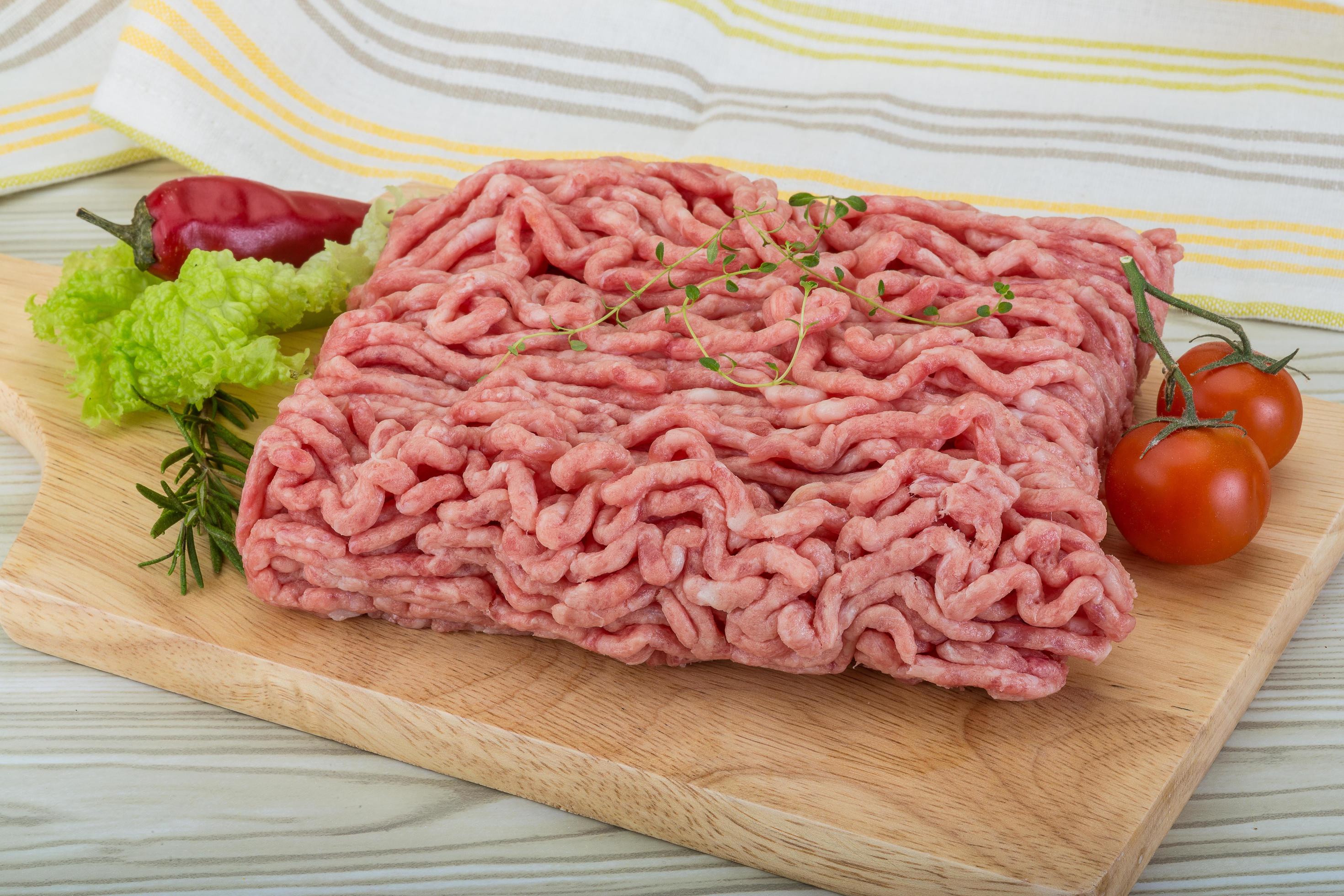 Minced meat view 12843819 Stock Photo at Vecteezy