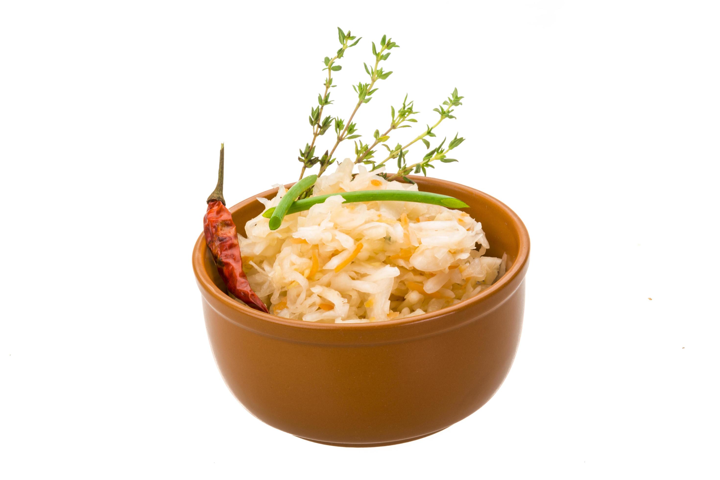 Fermented cabbage dish view 12844380 Stock Photo at Vecteezy