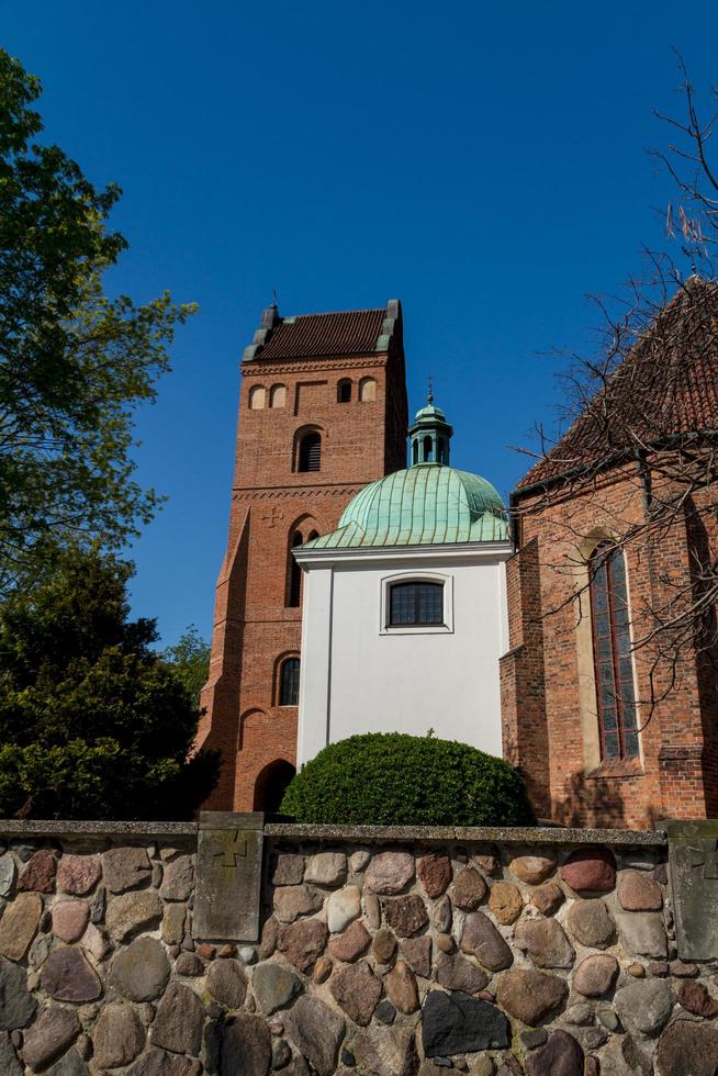 Gothic style architecture of the St. Marys Church photo