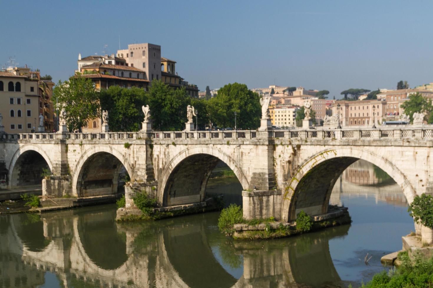 Rome bridges view photo