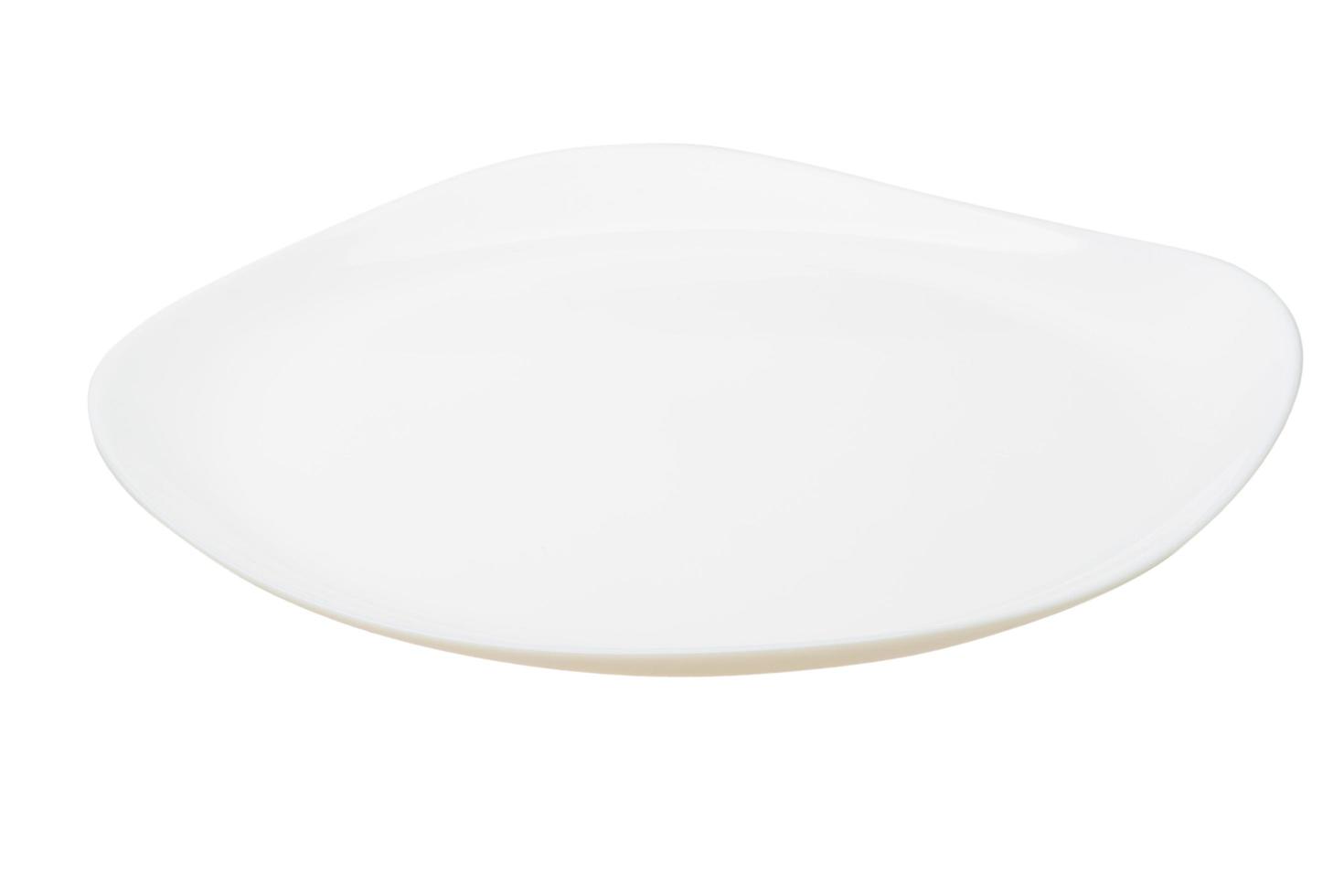 White plate view photo