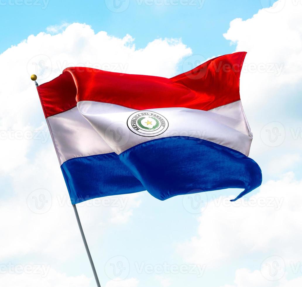 bandera de paraguay foto