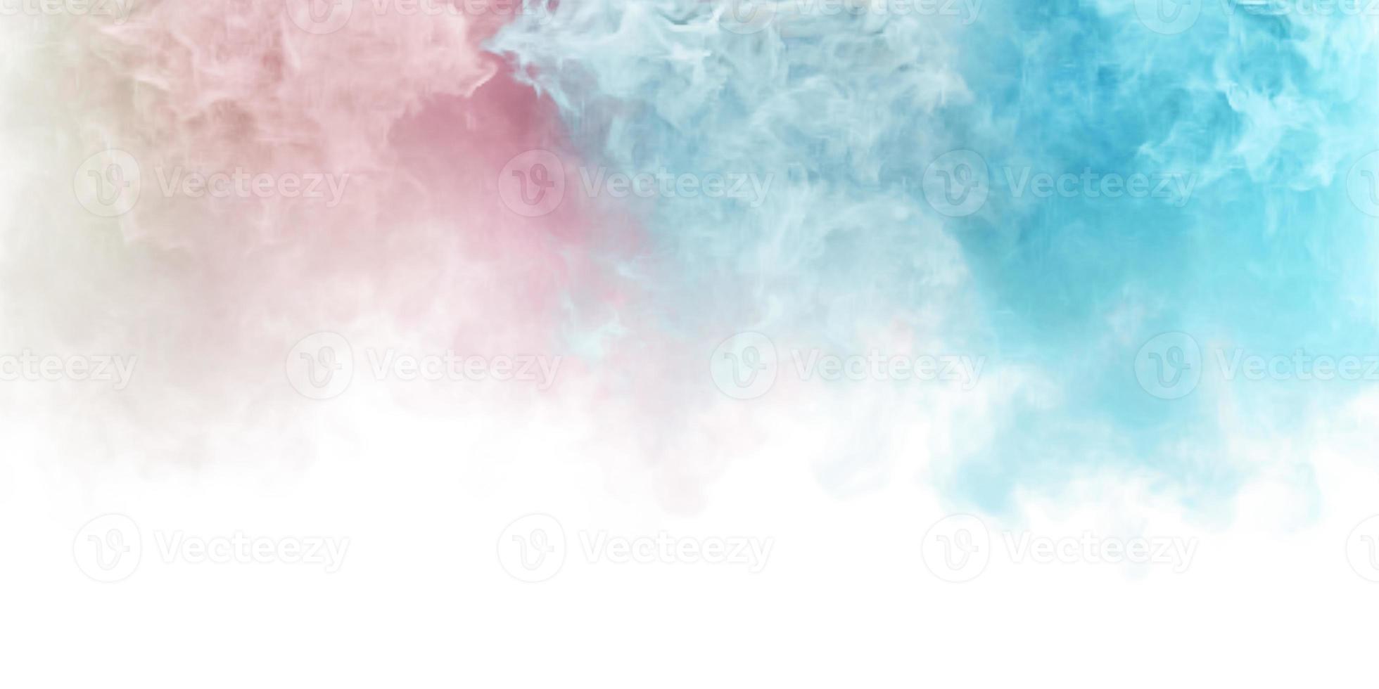 Magic pastel color smoke clouds. 3D render abstract background photo