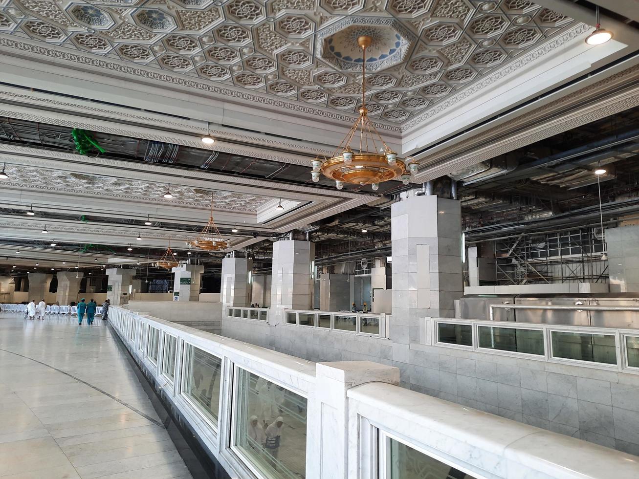 Mecca, Saudi Arabia, Sep 2022 Beautiful inside view of Masjid Al