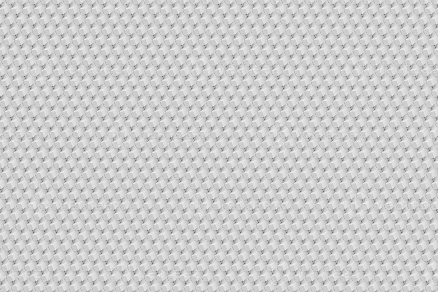 Abstract White row of objects background 3d rendering photo