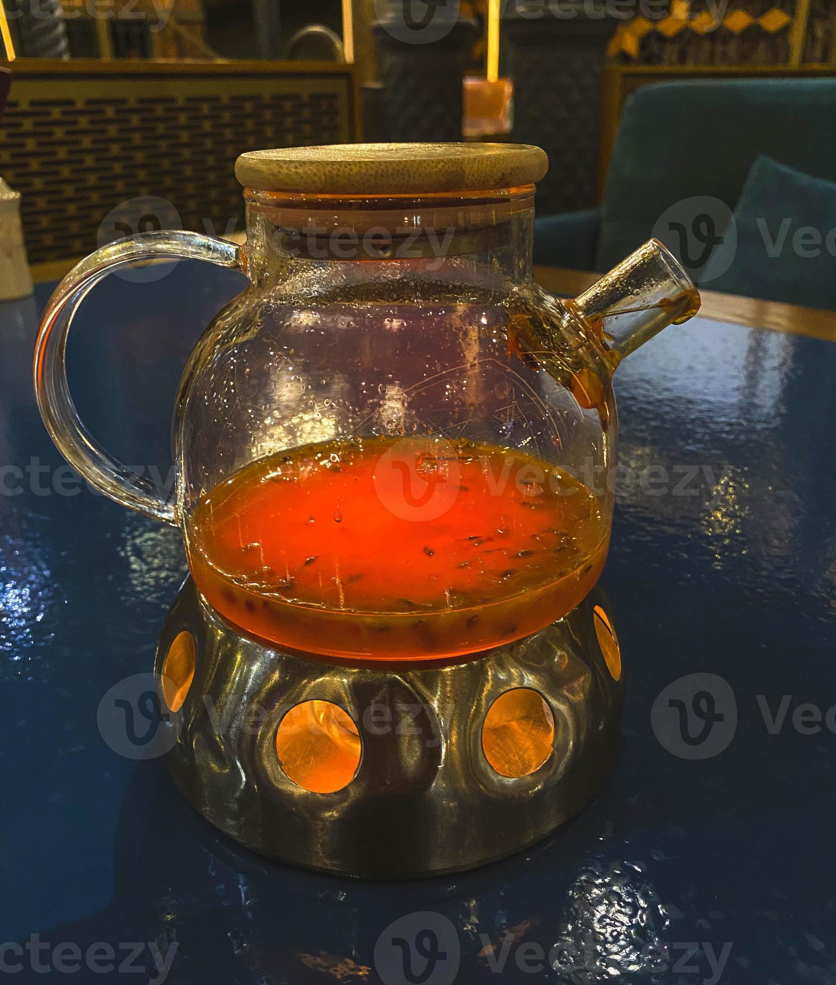 Sea buckthorn tea. 12846999 Stock Photo at Vecteezy