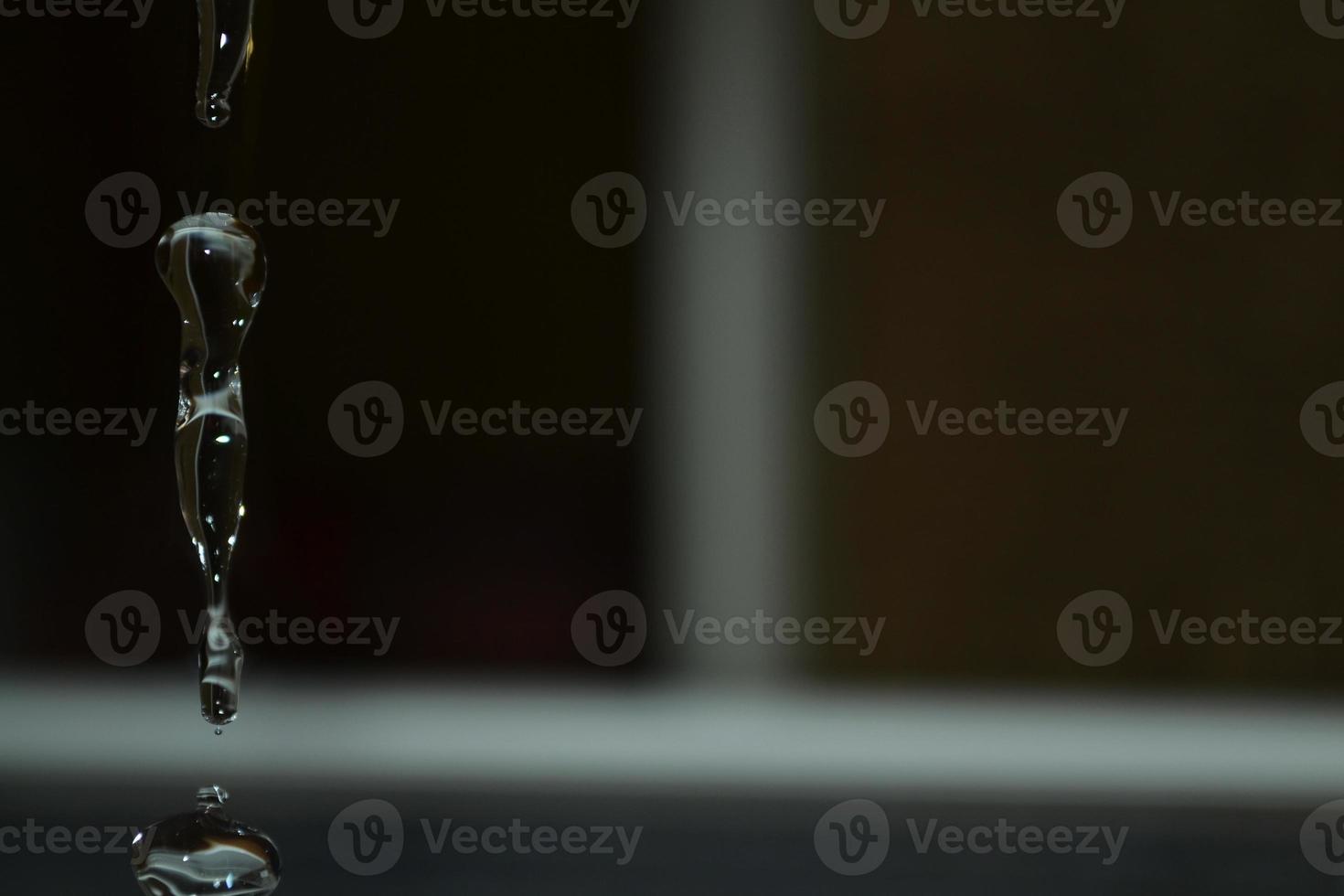 Water drops close-up, photo