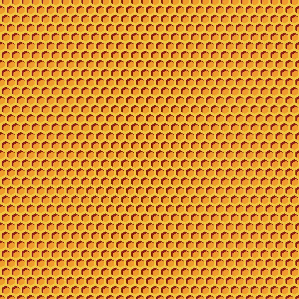 orange honeycomb illustration vector