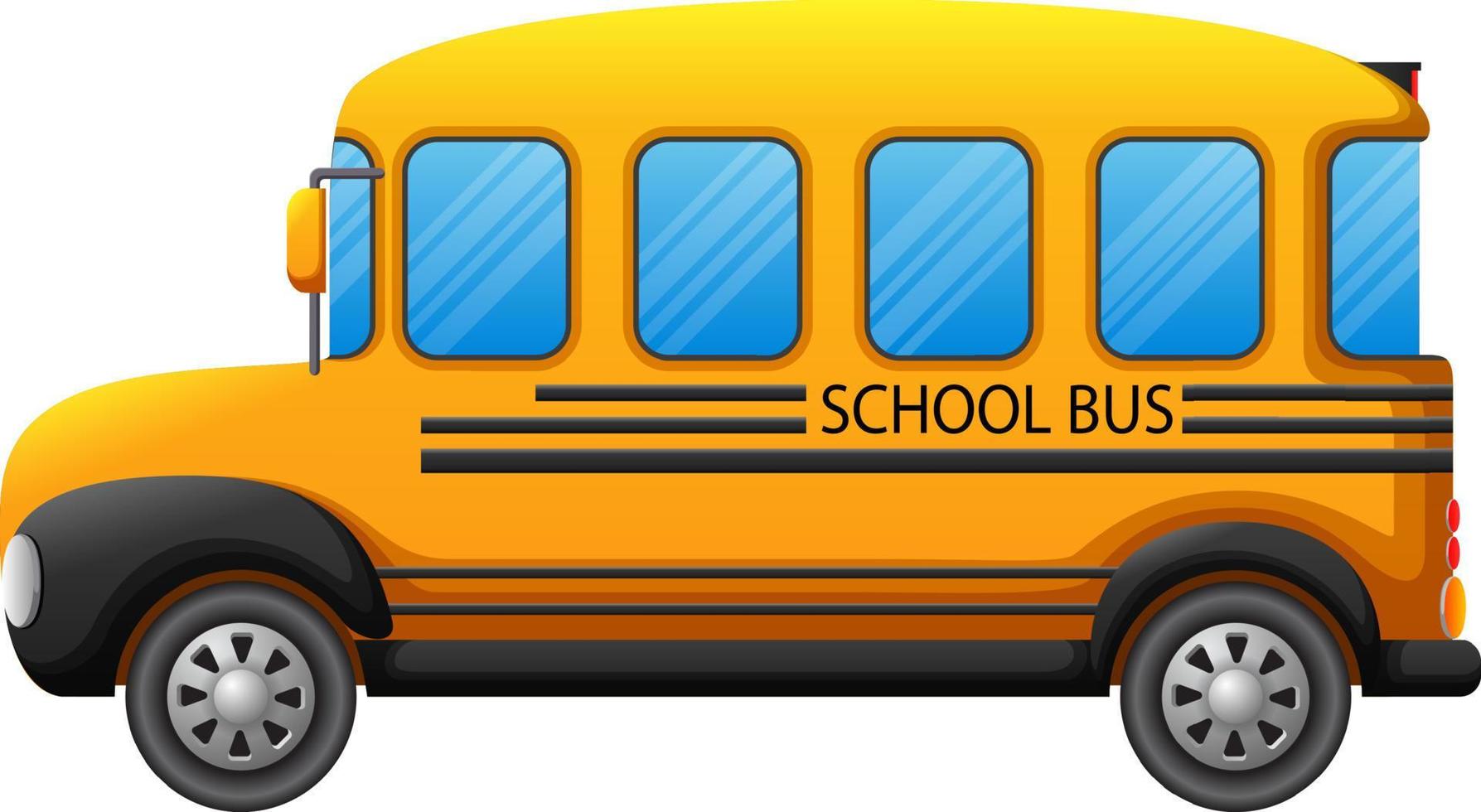 Illustration of a school bus vector