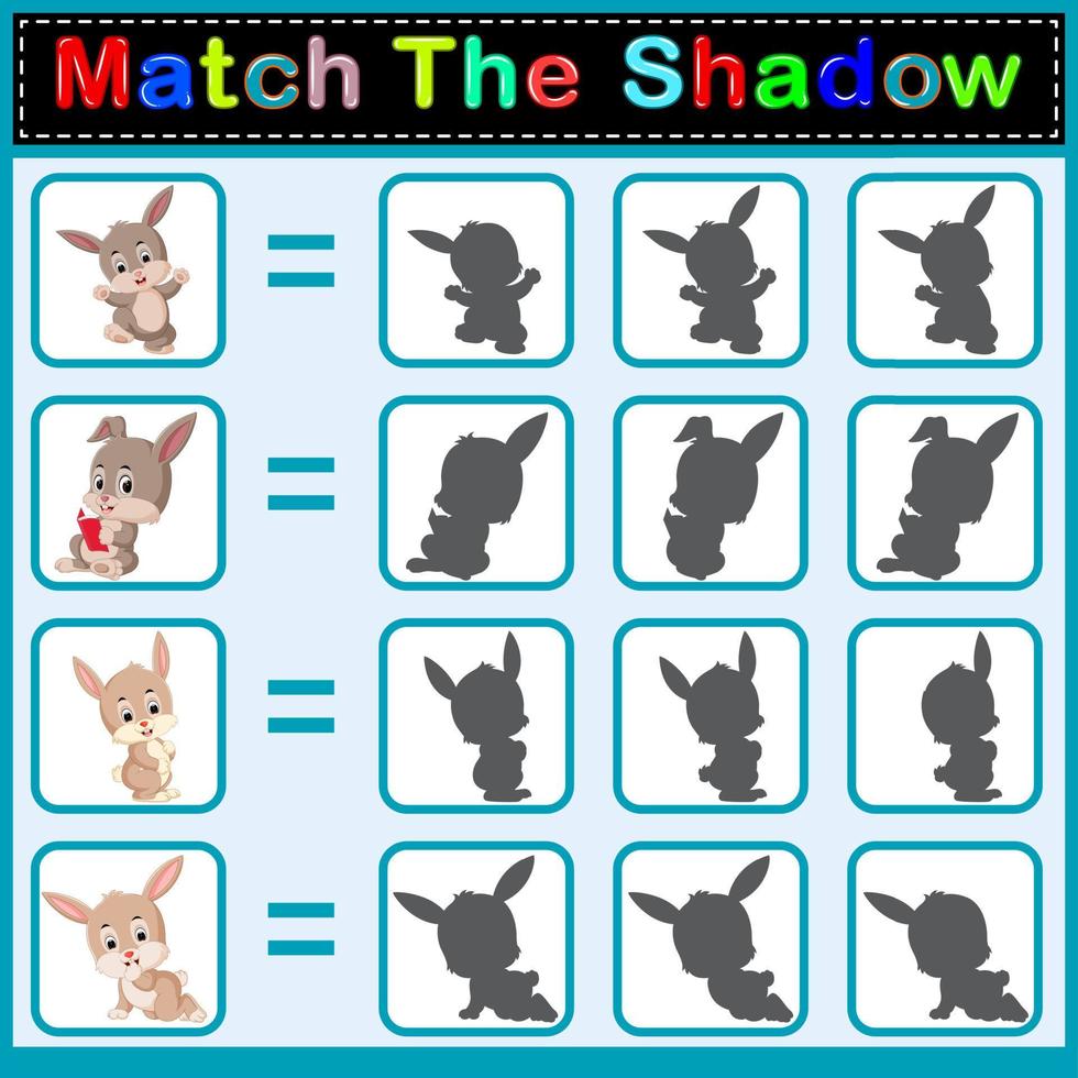 Find the correct shadow of the rabbit vector