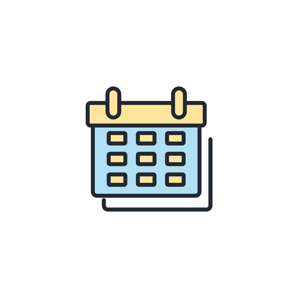 calendar icons  symbol vector elements for infographic web