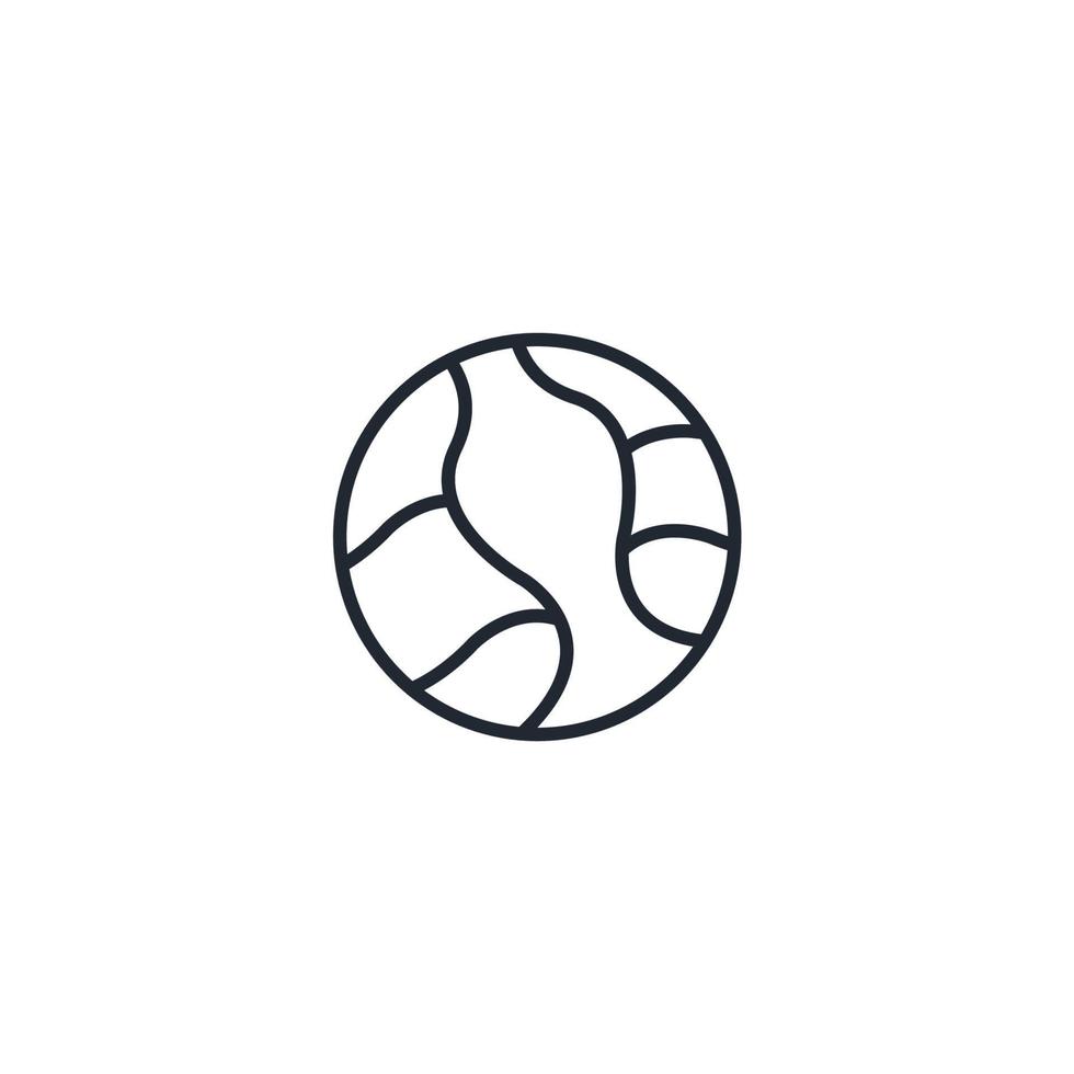 iconos de baloncesto símbolo elementos vectoriales para web infográfico vector