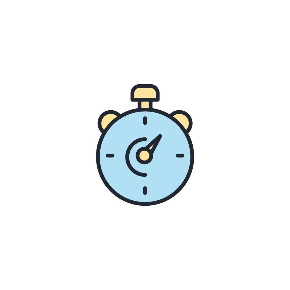 Stopwatch icons  symbol vector elements for infographic web