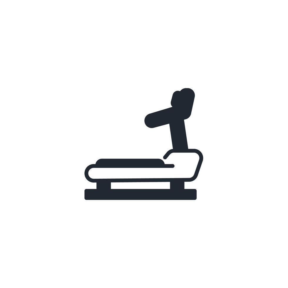 Treadmill icons  symbol vector elements for infographic web