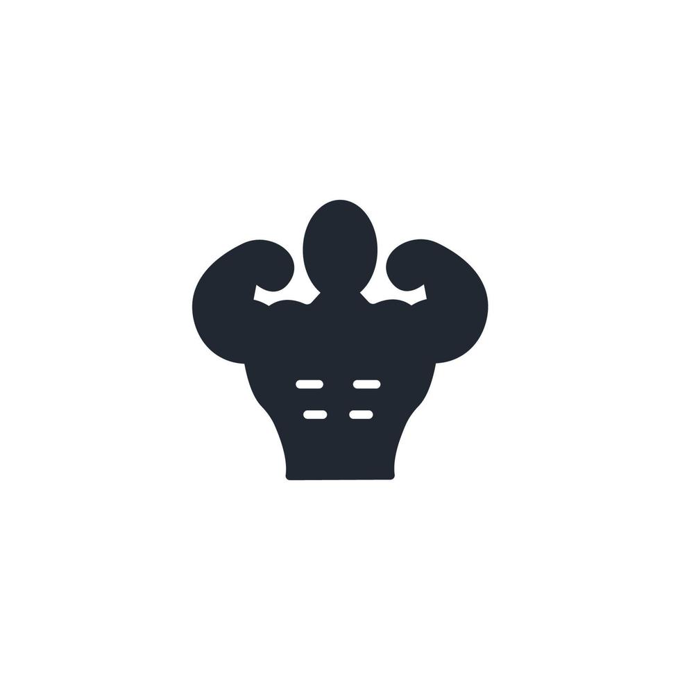 Body building icons  symbol vector elements for infographic web