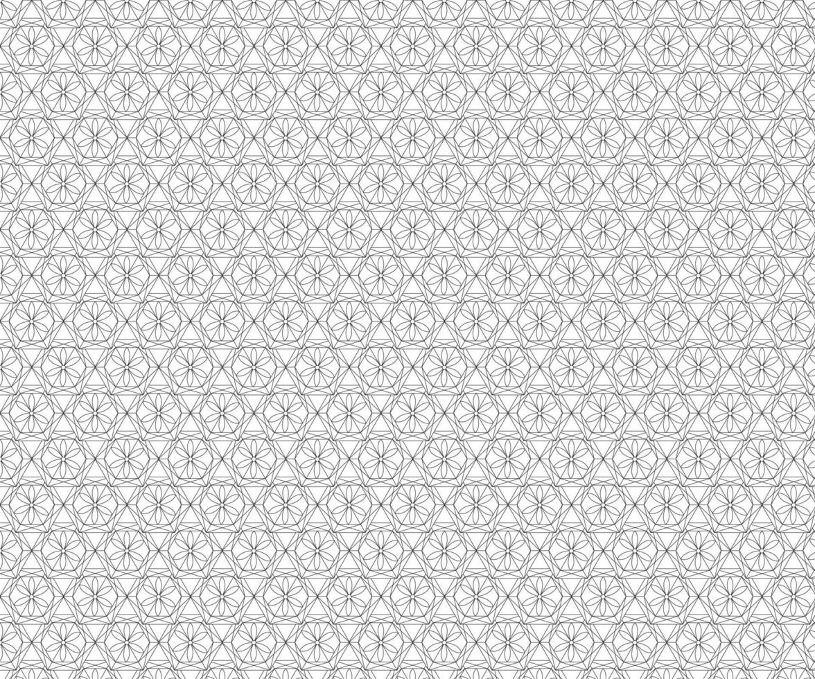 Seamless Black and White Vector Patterns  Free Vector
