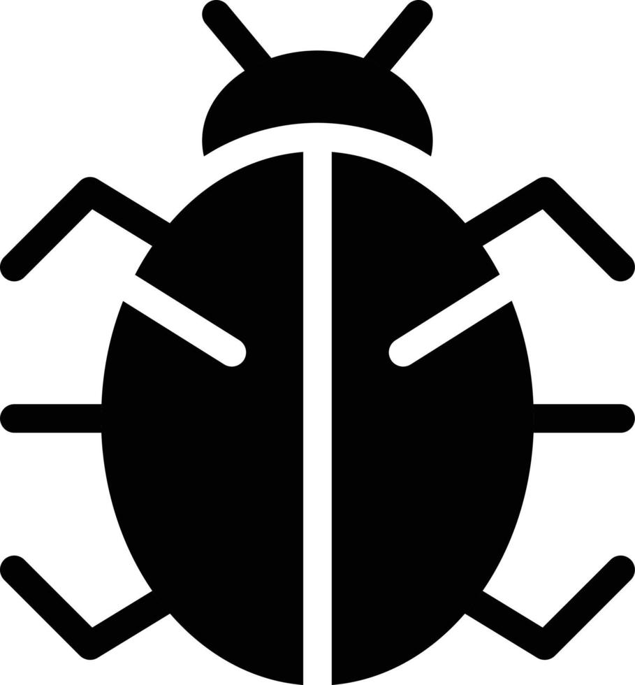 bug vector illustration on a background.Premium quality symbols.vector icons for concept and graphic design.