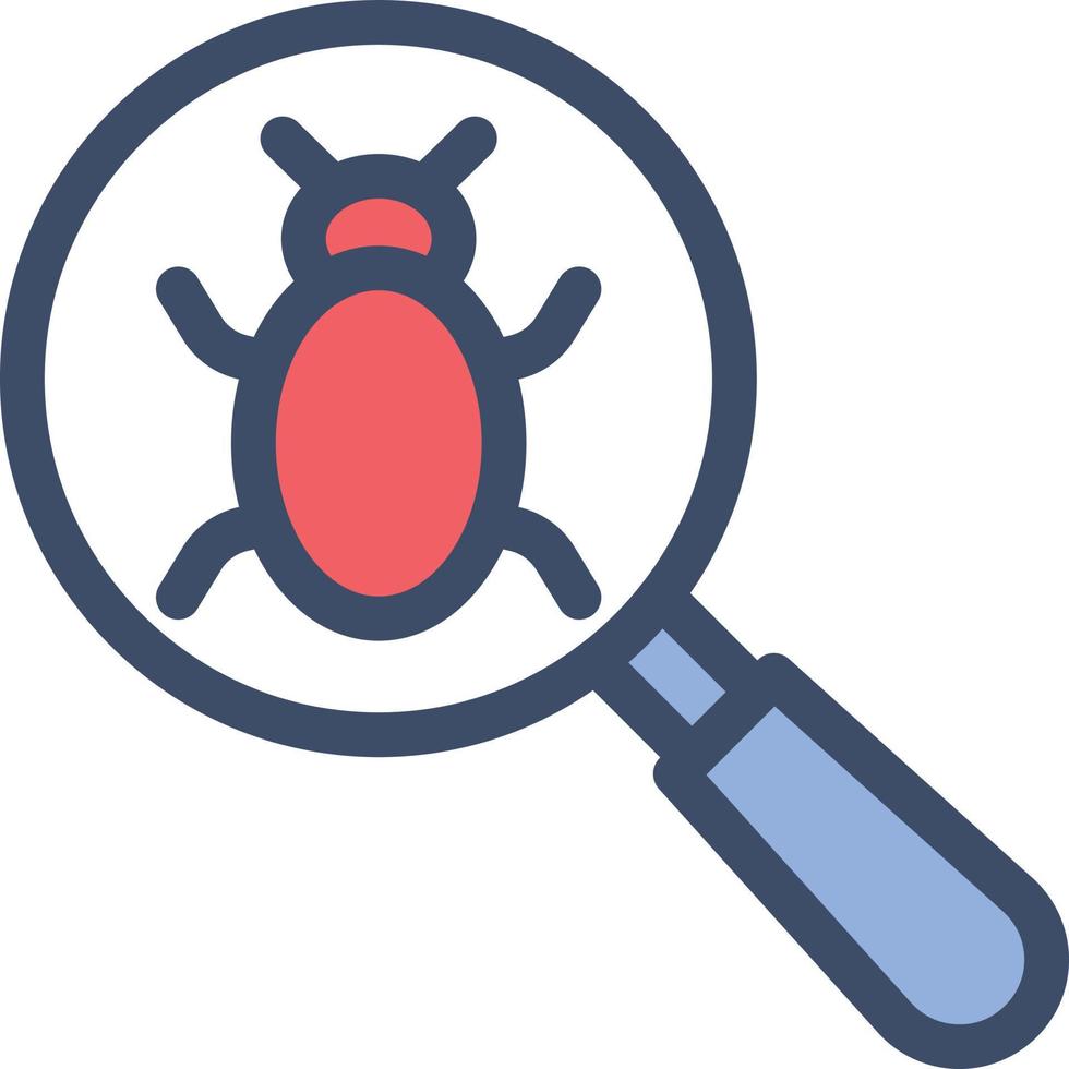 bug vector illustration on a background.Premium quality symbols.vector icons for concept and graphic design.