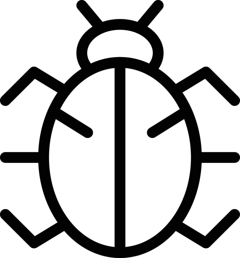 bug vector illustration on a background.Premium quality symbols.vector icons for concept and graphic design.