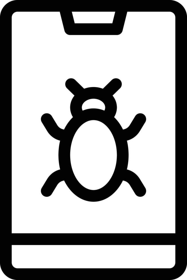 bug vector illustration on a background.Premium quality symbols.vector icons for concept and graphic design.