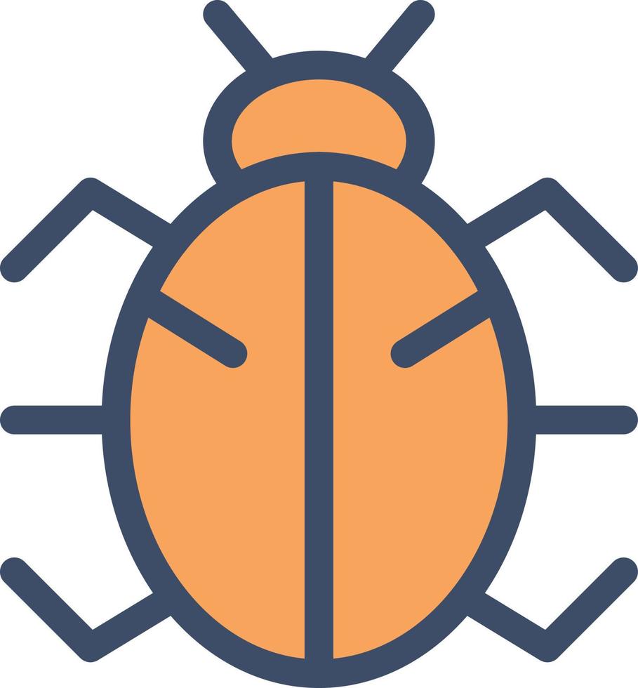 bug vector illustration on a background.Premium quality symbols.vector icons for concept and graphic design.