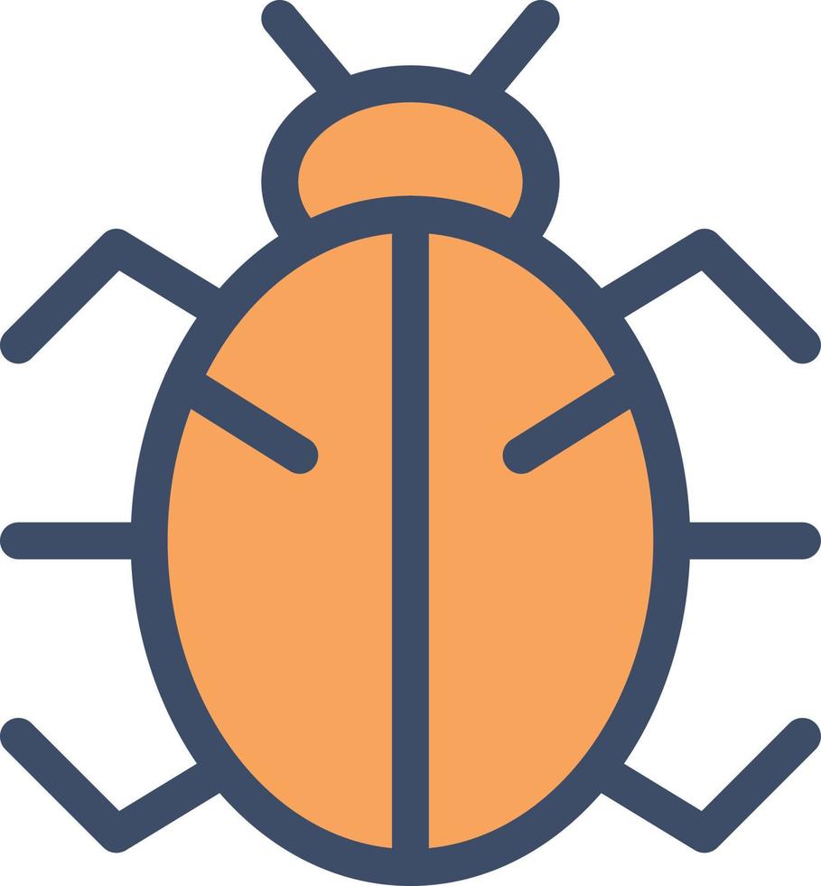 bug vector illustration on a background.Premium quality symbols.vector icons for concept and graphic design.