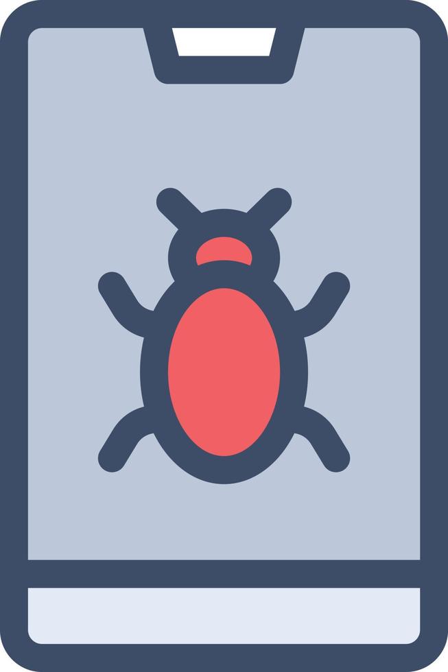 bug vector illustration on a background.Premium quality symbols.vector icons for concept and graphic design.