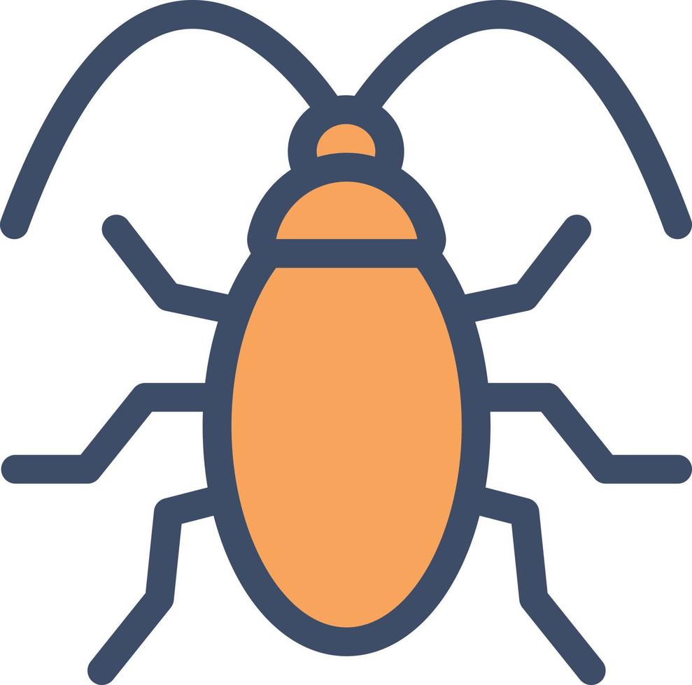 cockroach vector illustration on a background.Premium quality symbols.vector icons for concept and graphic design.