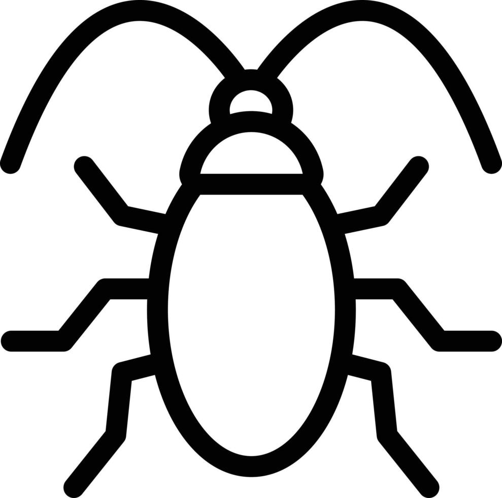 ilustración de vector de cucaracha en un fondo. símbolos de calidad premium. iconos vectoriales para concepto y diseño gráfico.