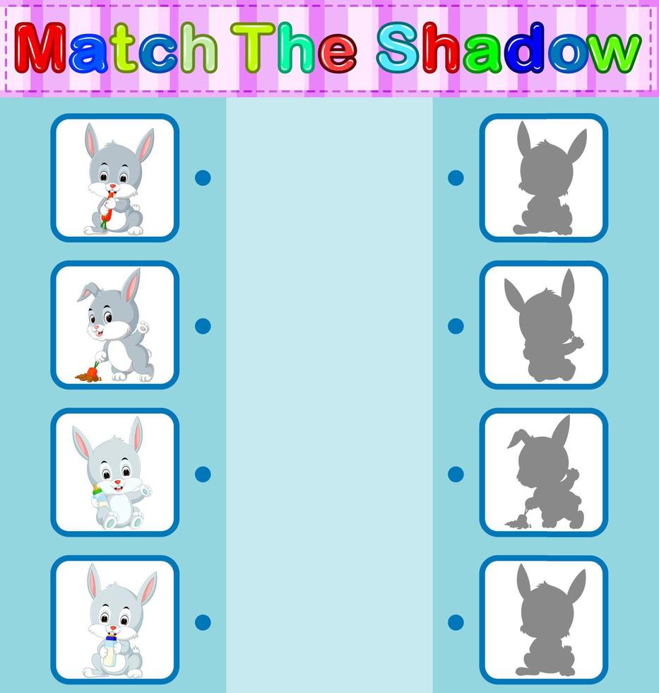 Find the correct shadow of the rabbit vector